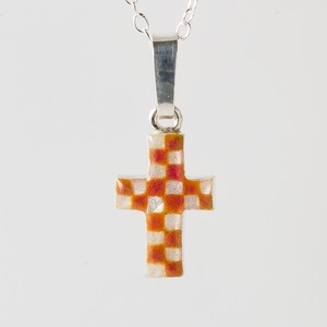 CROSS orange & clear - necklace -