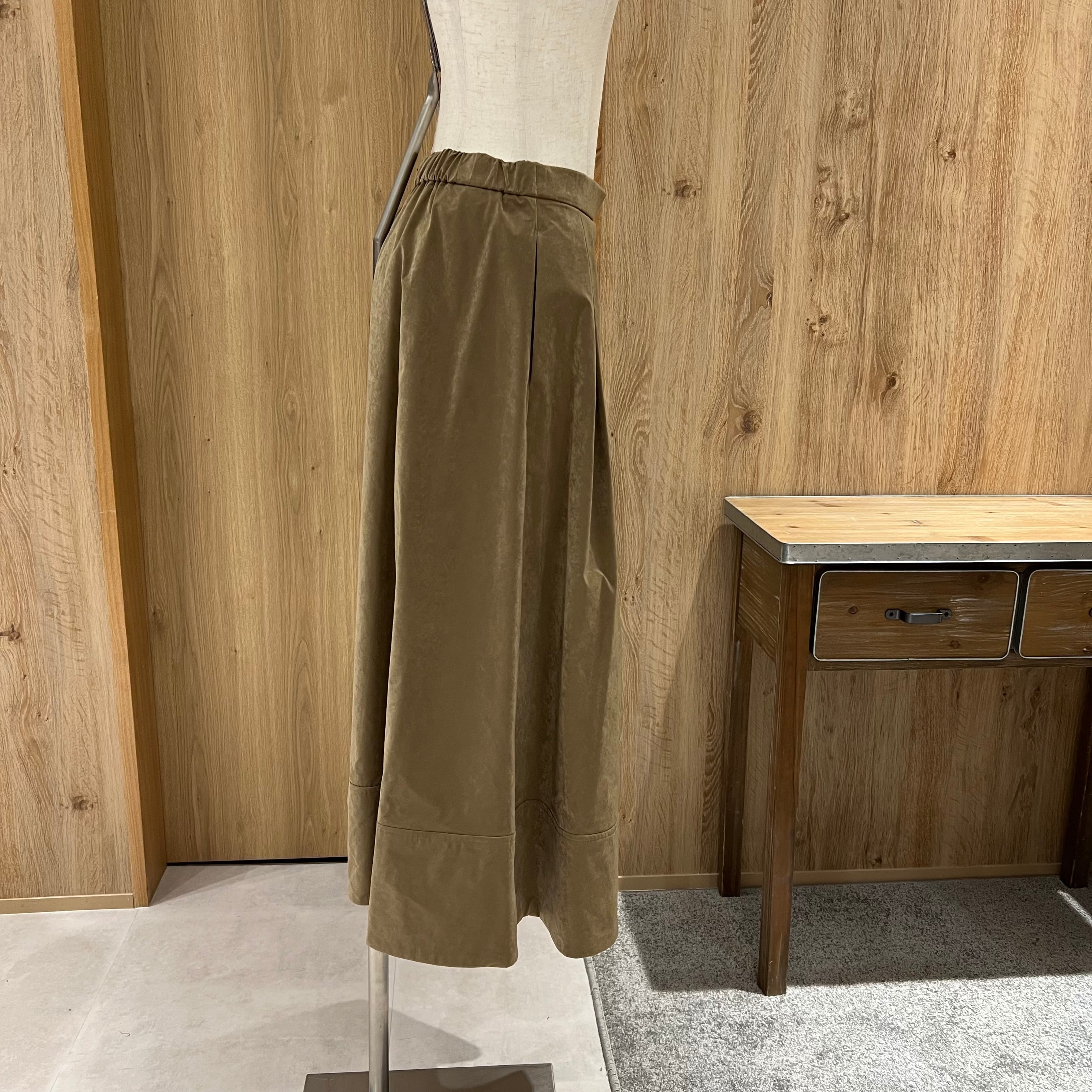 BRAHMIN【2026AW】スエードタフタスカート(N) | whispermusee