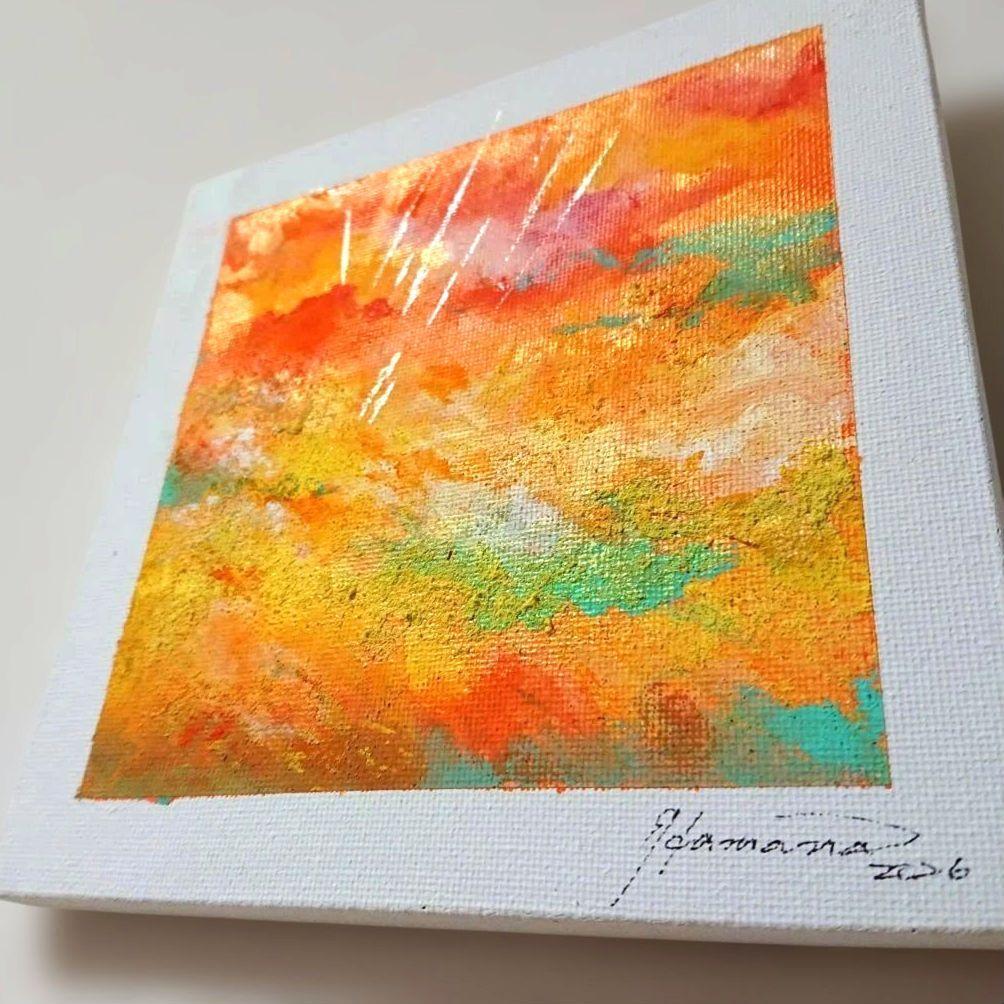 絵画 日本 京都府 祇園 巽橋 風景画 インテリアアート額付き 水彩画