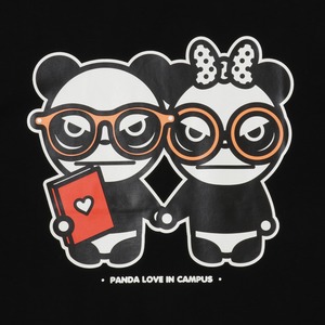 【HIPANDA】1705 メンズ Tシャツ【日本限定】 MEN'S COUPLE SHORT SLEEVED T-SHIRT / WHITE・BLACK