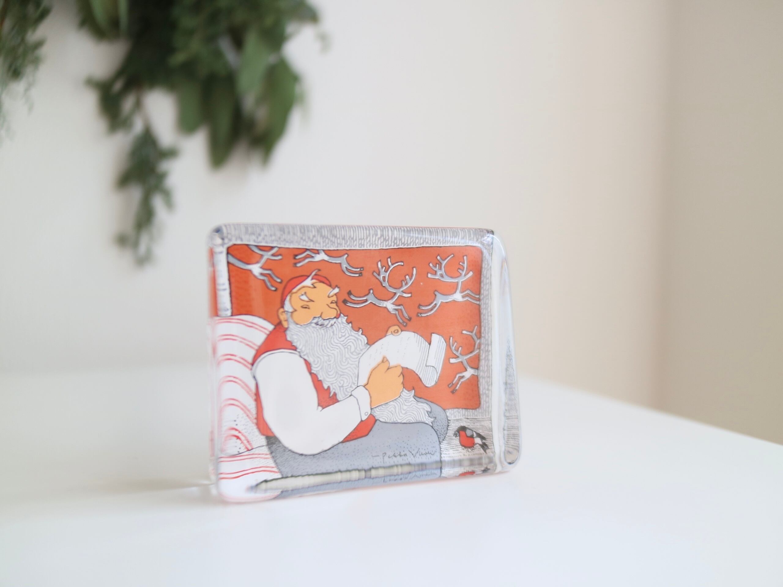 iittala イッタラ / ガラスカード / サンタクロース クリスマス No