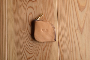 《即納》Lzip mini coin case【horse natural】