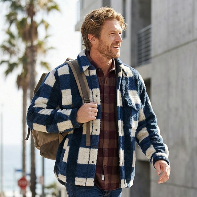 アメリカン チェックボアシャツジャケット　S2286