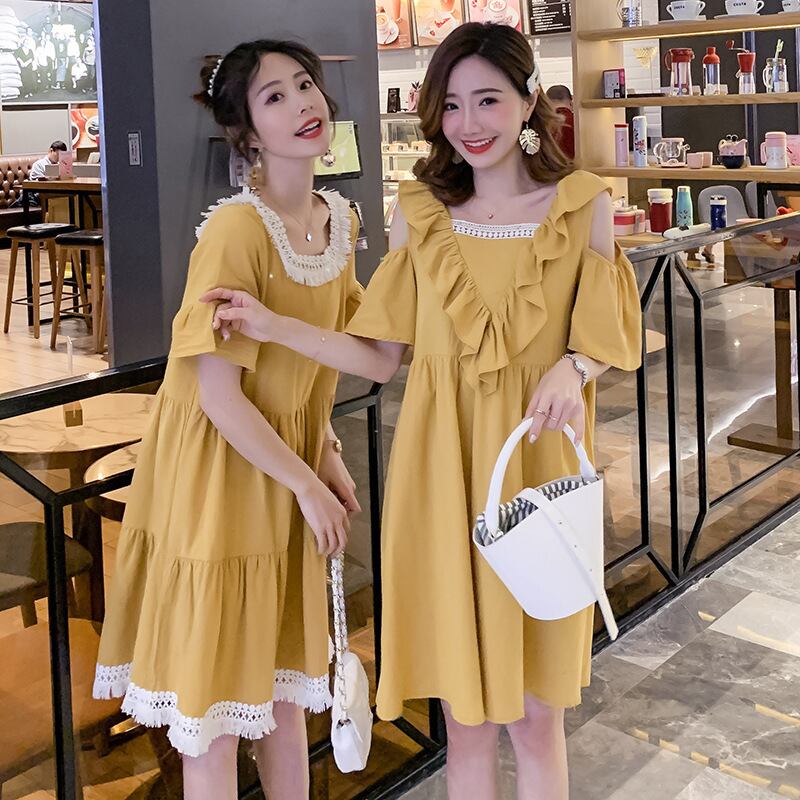 【新作】【送料無料】 マタニティドレス2019夏バージョン新しいファッションtelストラップレスフレンドルーズプラスサイズマタニティドレス-アリババ 大きめサイズ サマー 夏物 expec21351869914