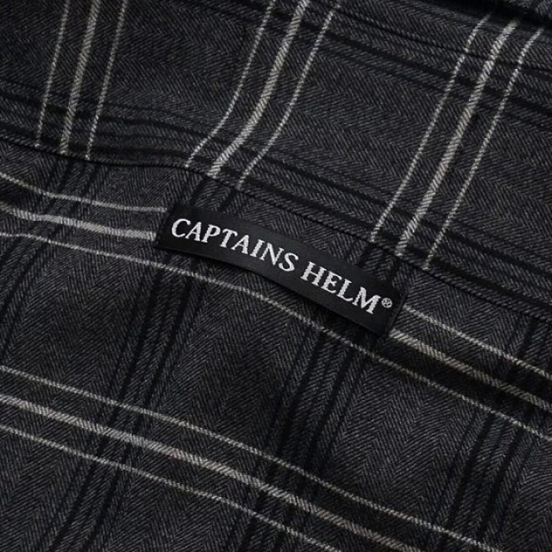 Captains Helm [キャプテンズヘルム] WARM-NEL LONG SHIRTS [CHARCOAL 