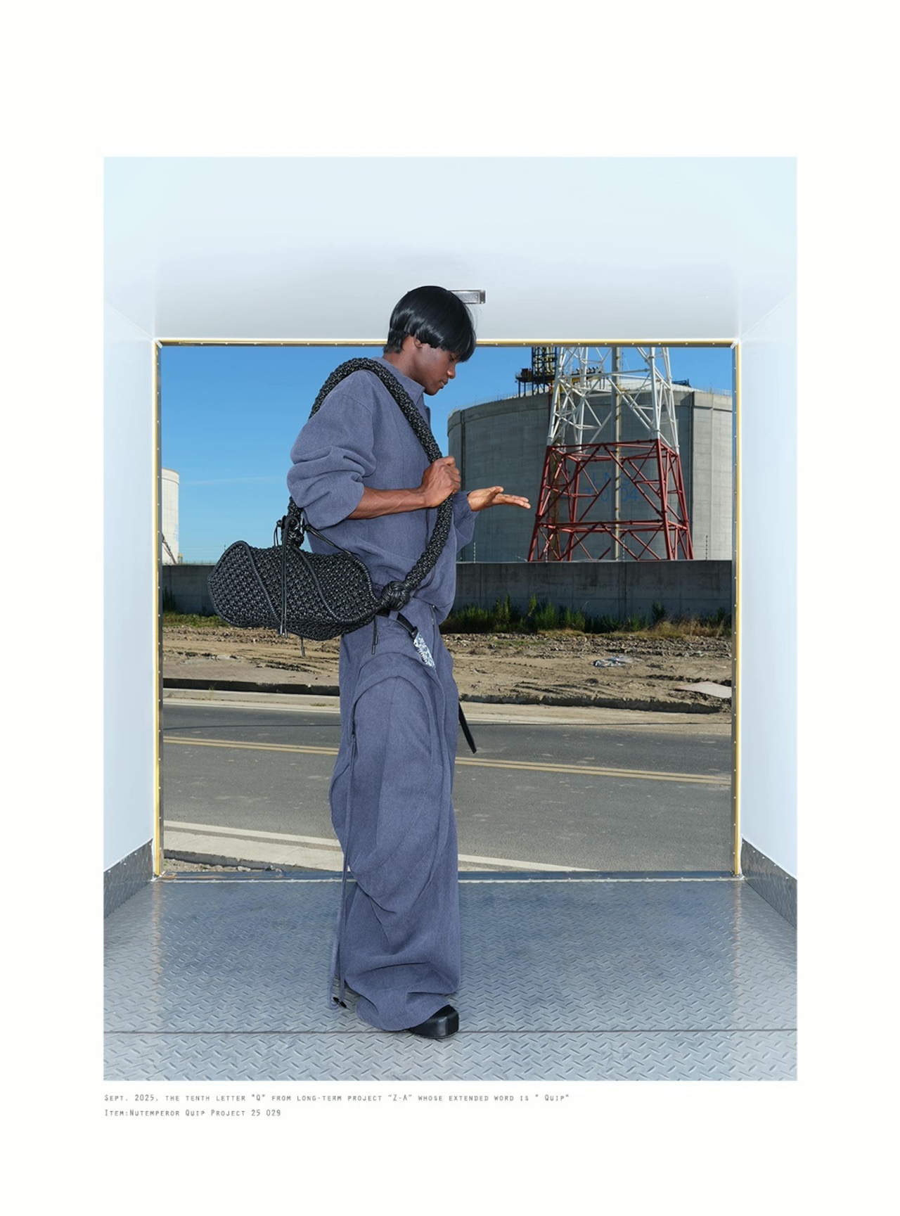 NUTEMPEROR Quip Project 029 Hand-Woven Crochet Bag