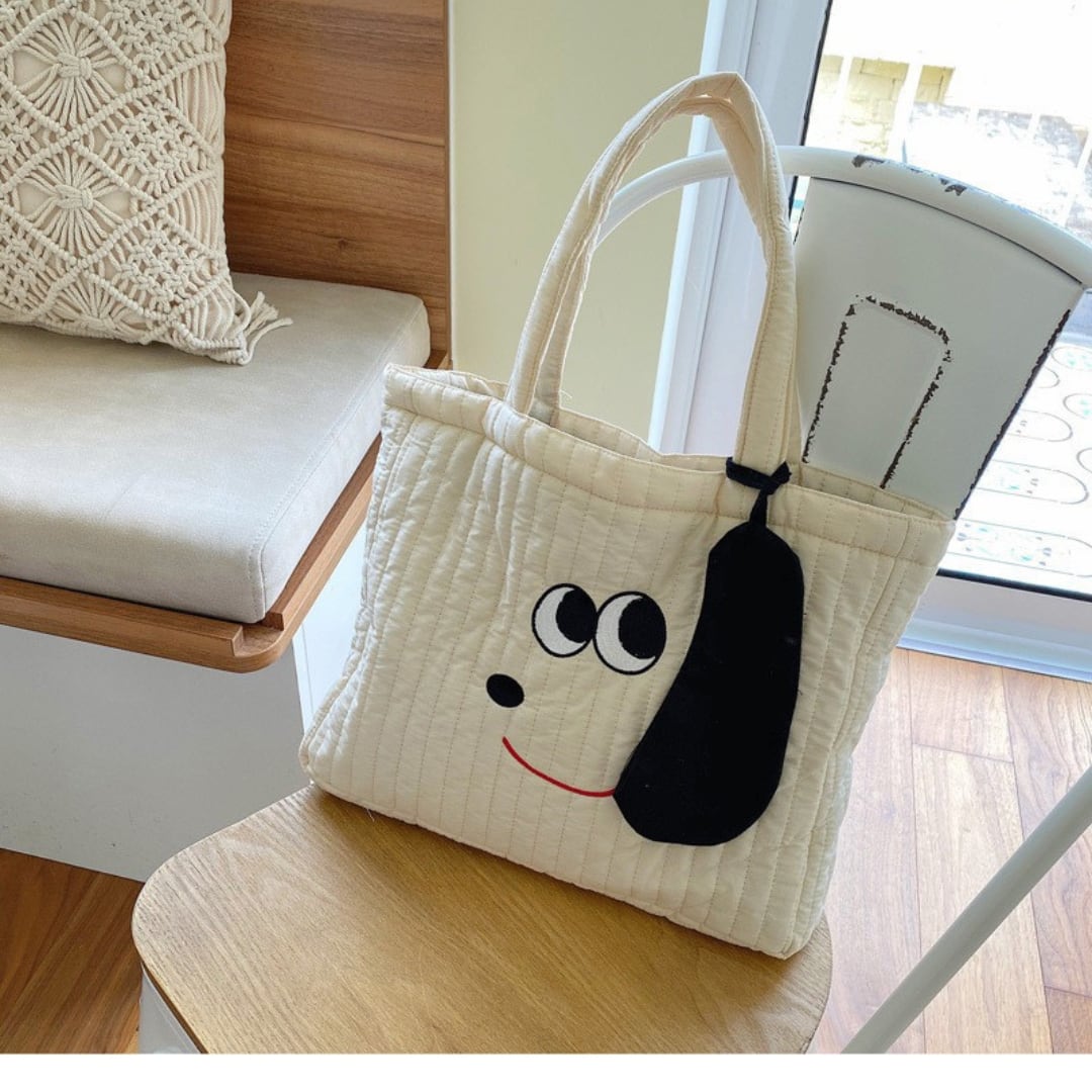 お取り寄せ】わんわんキルティングバッグ Sサイズ | Mimi