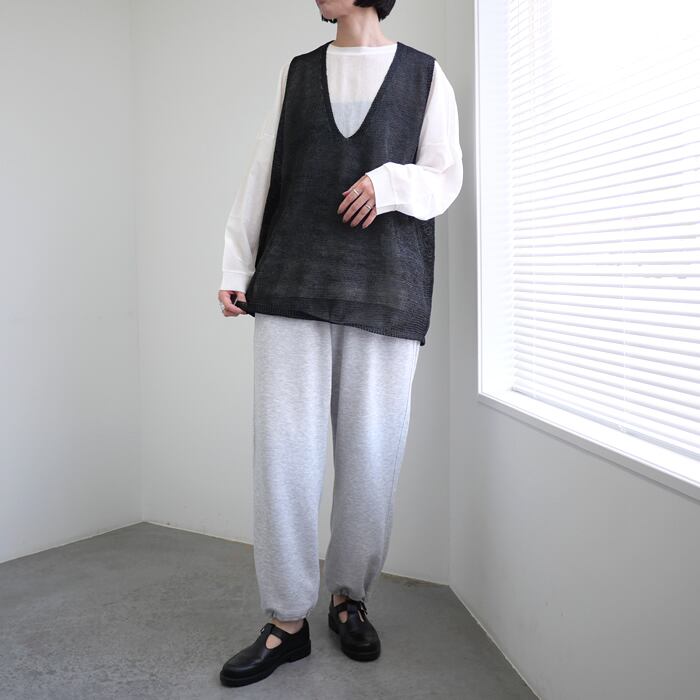 FIRMUM フィルマム 強撚ポリエステル&コットンドライテーパードデニム
