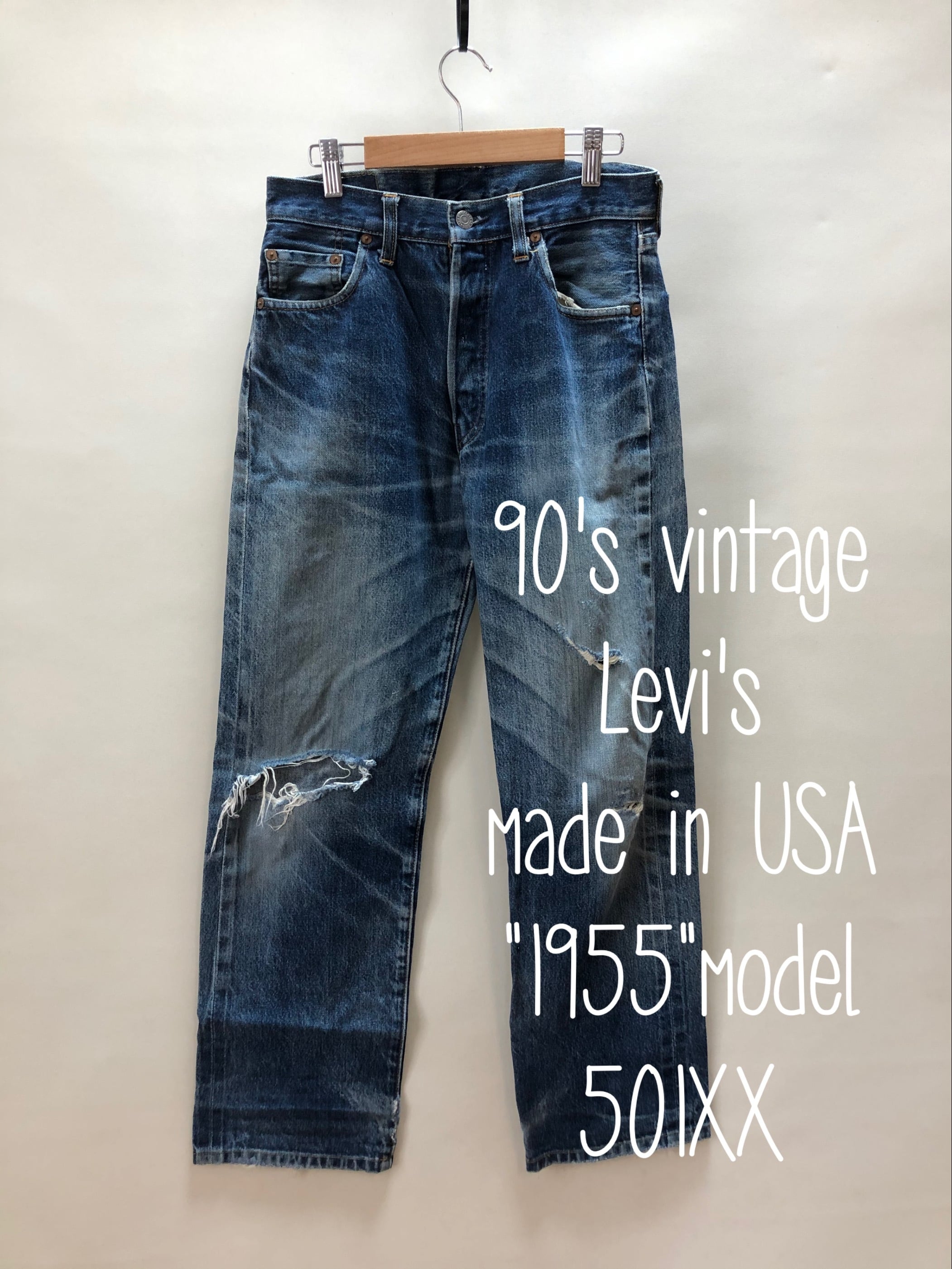 W30 made in USA LEVI'S リーバイス501xx 55年復刻モデル 416