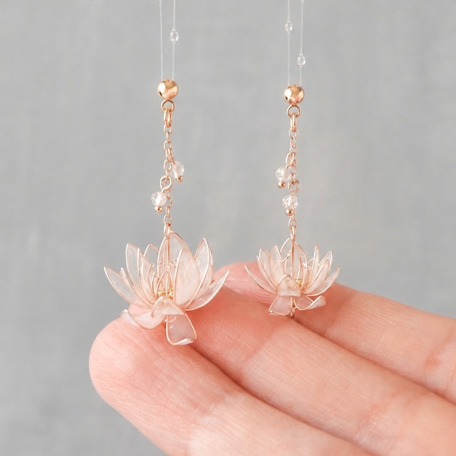 睡蓮の花 －Gold & Silver－ | ピアス / イヤリング