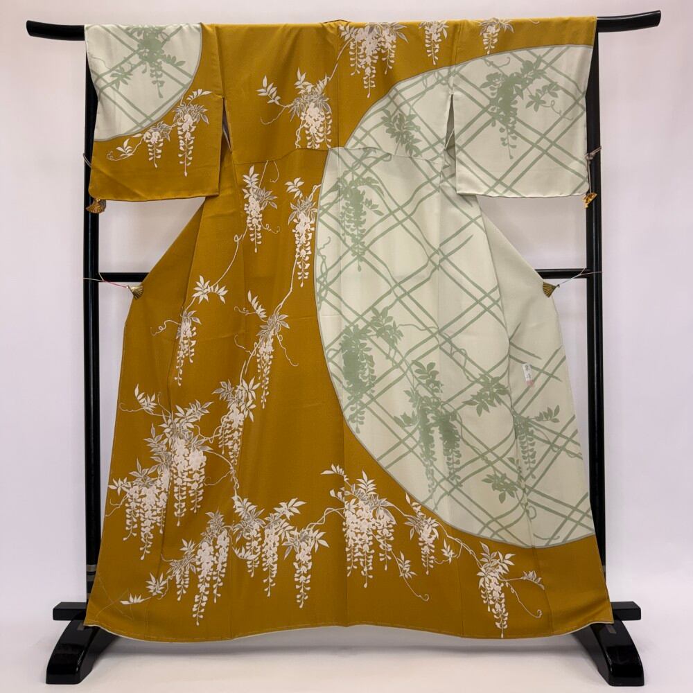 訪問着 付け下げ 新品 未使用 礼装 正絹 裄68.8cm L サイズ 証紙付き 6295
