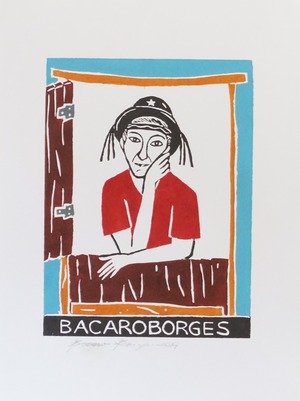 BACARO BORGES バカロ・ボルジェス 木版画 S　【無題】