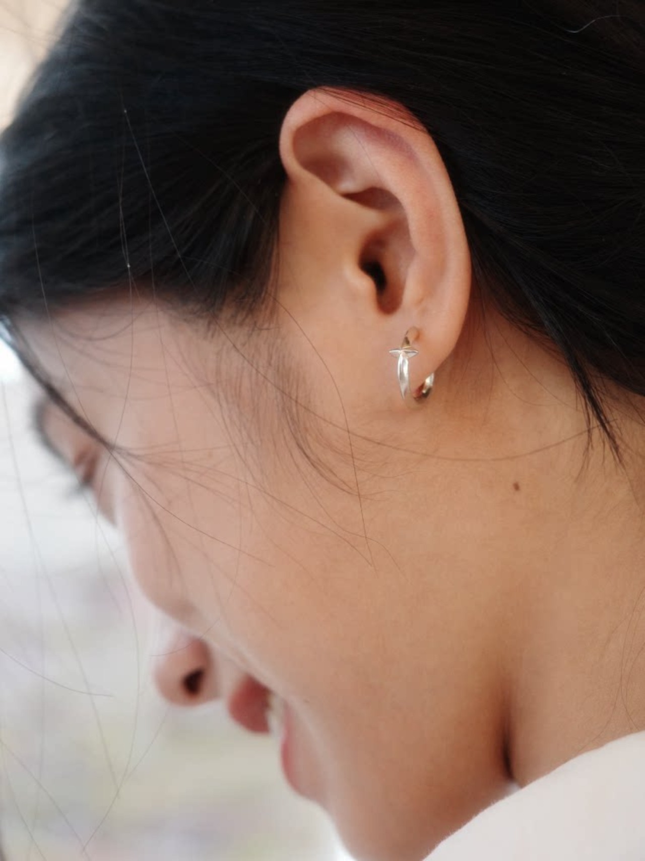 スターモチーフ フープ ピアス   F0202 - 6