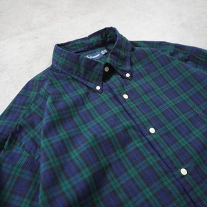 【DEAD STOCK】Ralph Lauren BD shirt YARMOUTH black watch XL相当 古着