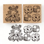 『クリームの精霊メル・クレーム』 物に宿る精霊オブジャニマ達のスタンプ スイーツの精霊シリーズ　30mm