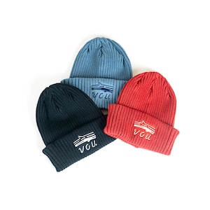 VOU LOGO KNIT BEANIE | VOU