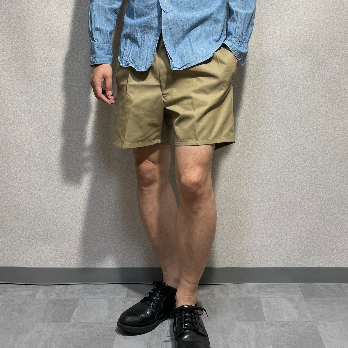 Italian army】ami chino short pants イタリア軍 チノショートパンツ 
