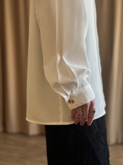 JASON ROBERTS classical white shirt-5112-1