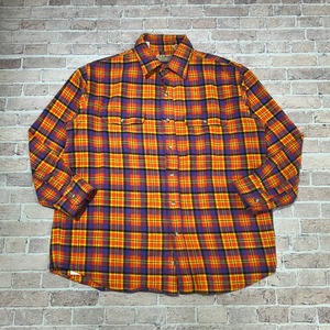 1980s LL BEAN FLANNEL CHECK SHIRT