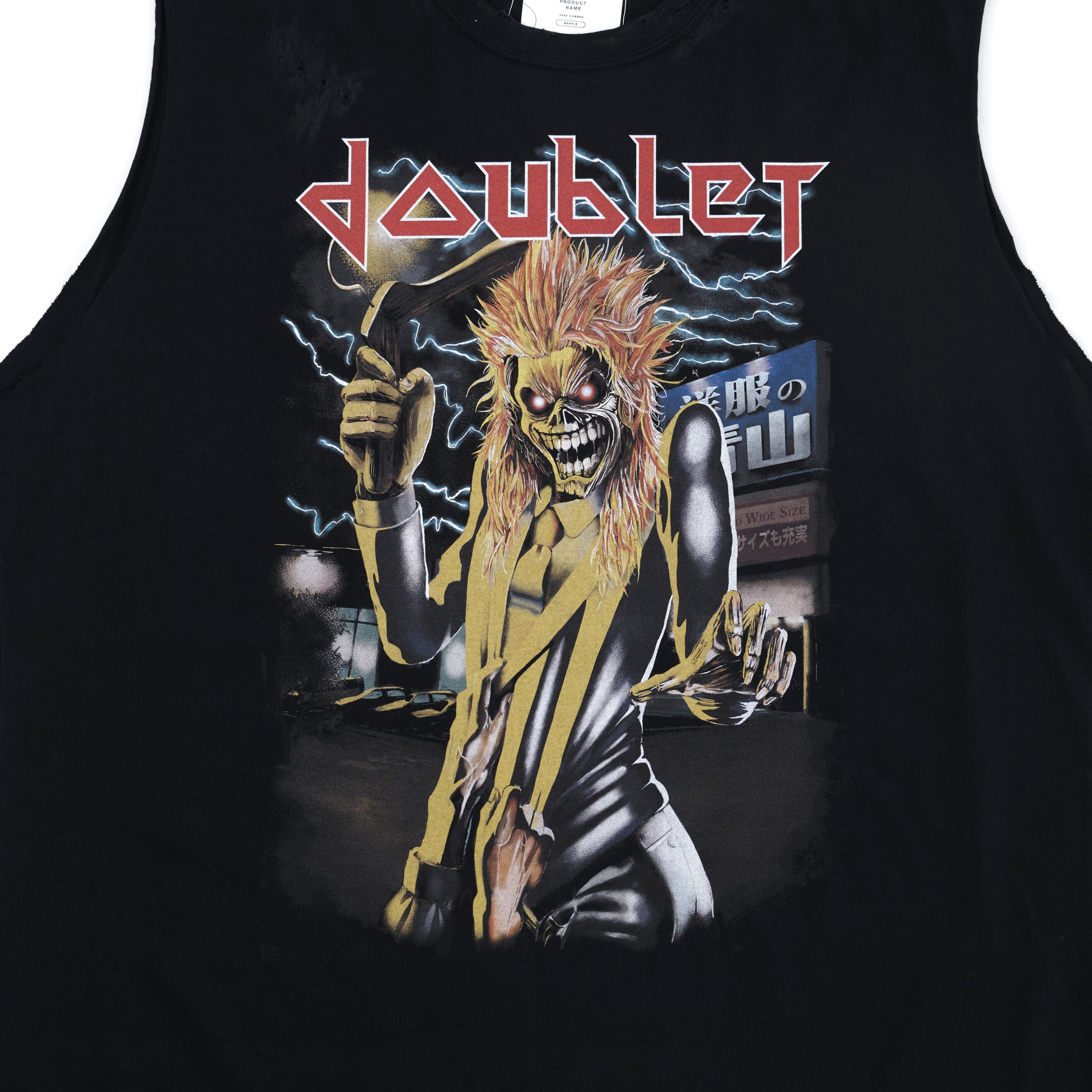 doublet AOYAMA ROCK NO SLEEVE T-SHIRT