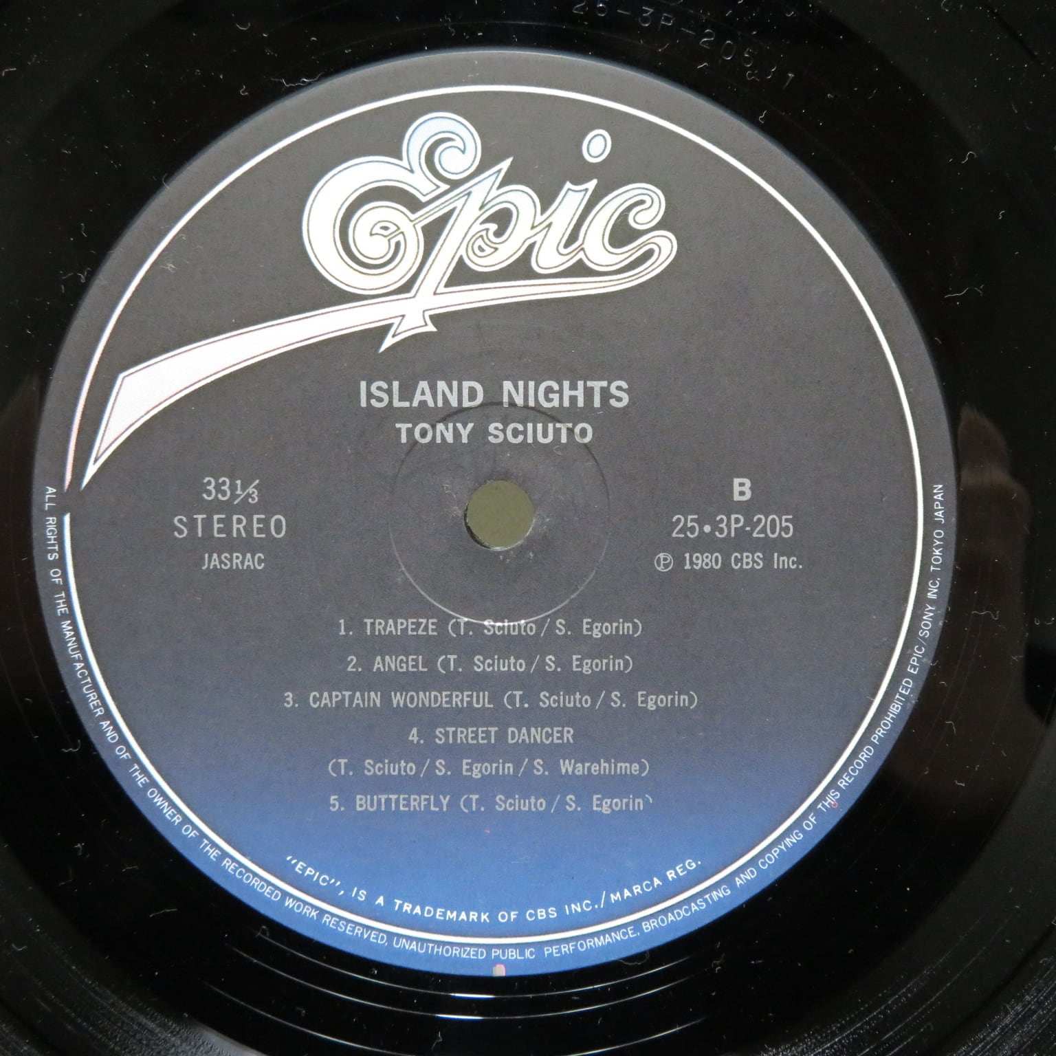 Tony Sciuto / Island Nights [25-3P-205] - 画像4