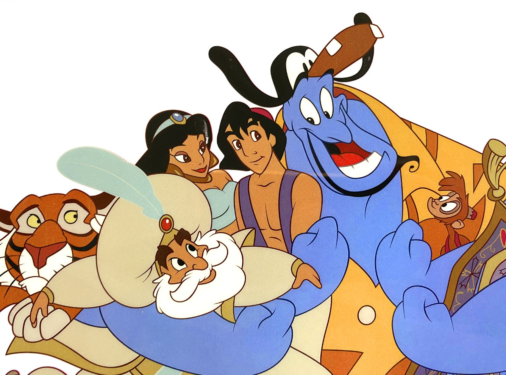 Disney Aladdin ディズニー アラジン セル画 2500枚 限定