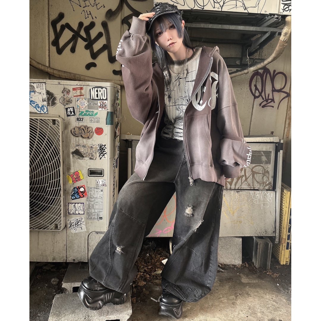 バレルバルーンワイドデニムパンツ | VOLCAN&APHRODITE