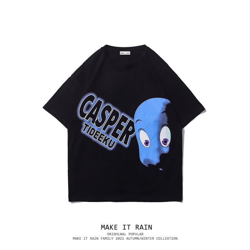 スタイルレディースシャツ サマーカジュアルスタンダードTシャツ レトロ 夏物 ヨーロピアン MAKE_ITRAIN99113573729