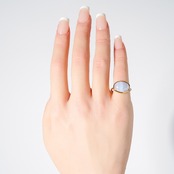 【9号】ブルーレースアゲート リング