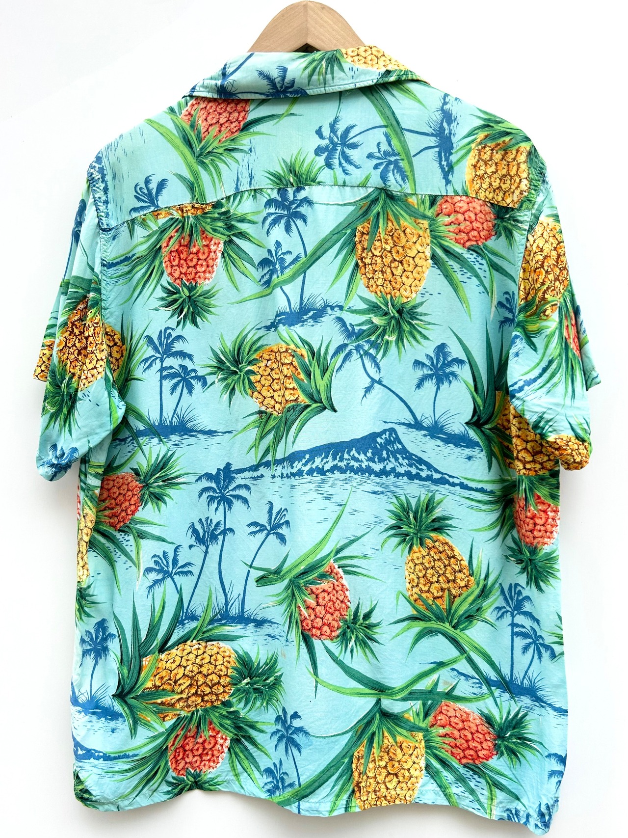 60s South Pacific HAWAIIAN SHIRT MADE IN JAPAN Size M