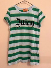 JUICY プリントボーダー Tシャツ