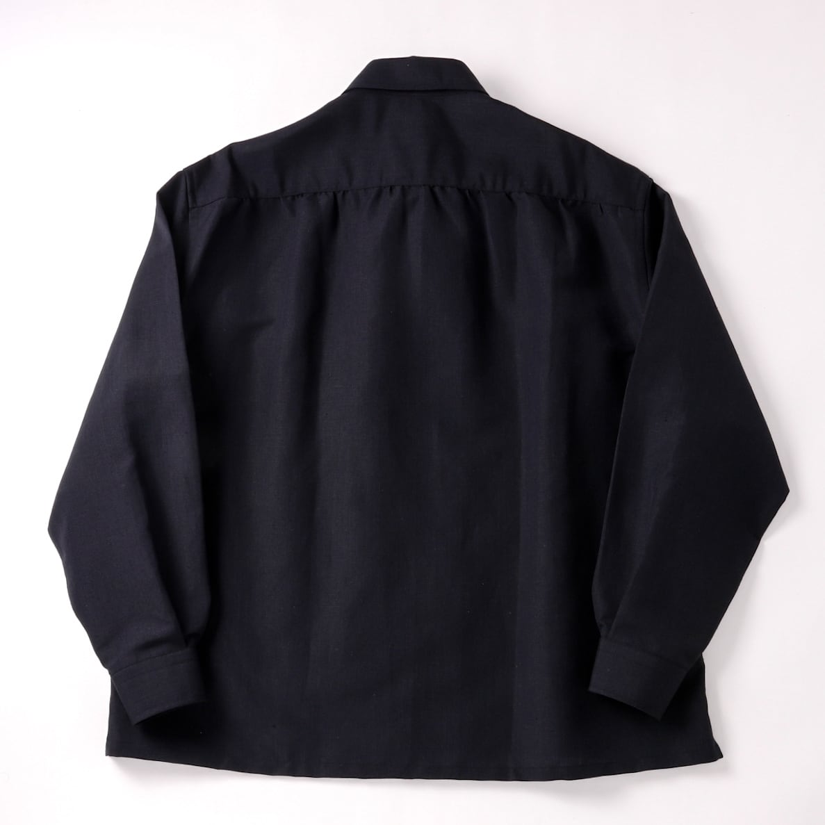 新品】MINTENS 1950s vintage summer wool shirts Black made in Italy