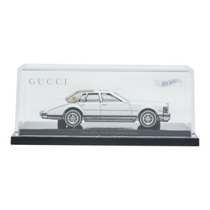 グッチ ×ホットウィール 5000台限定 キャデラック セビル オブジェ 置物 ミニカー AB2716 ホワイト マルチカラー プラスチック メンズ GUCCI 【中古】