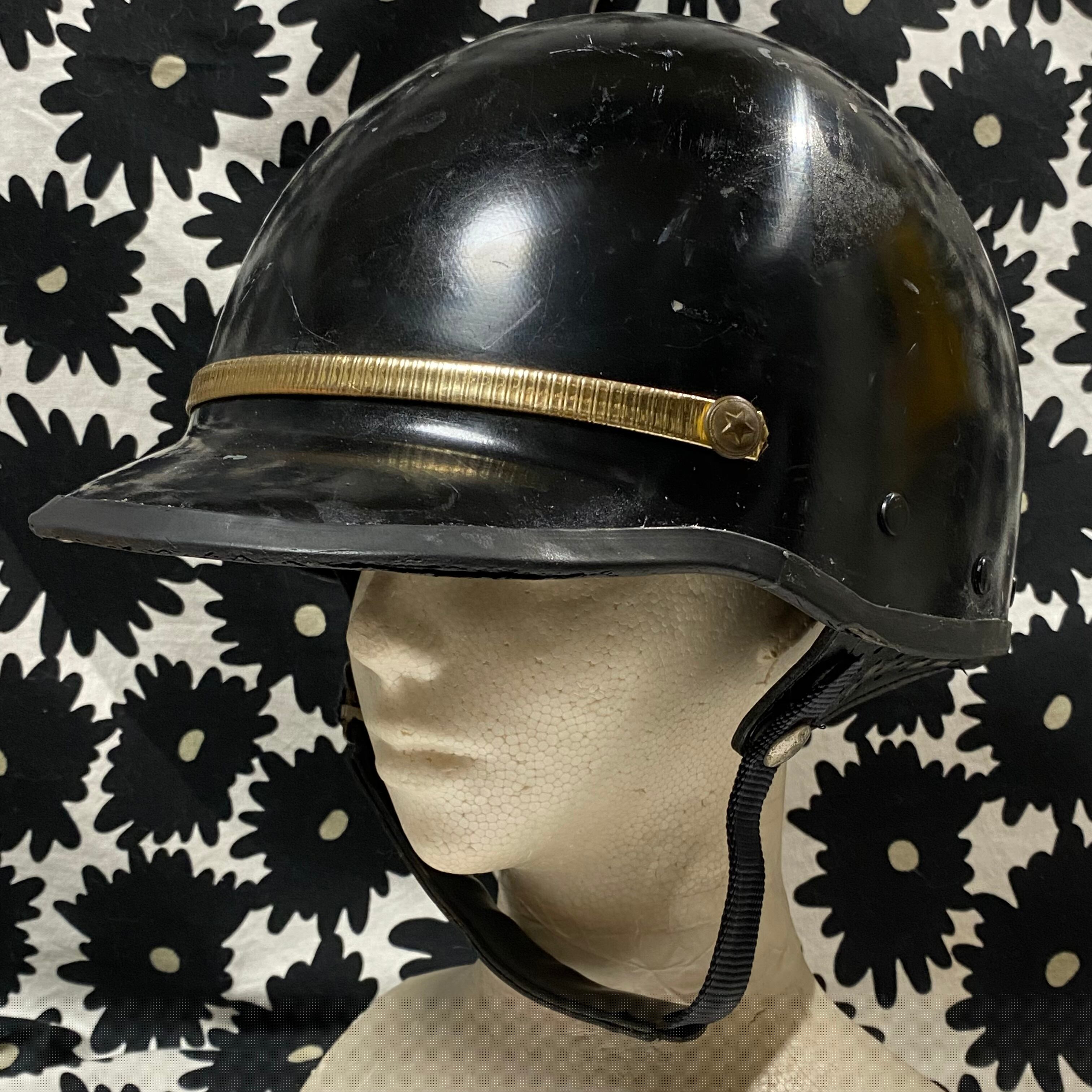 BELL TOPTEX POLICE 60's ビンテージハーフヘルメット Mシェル 約57cm