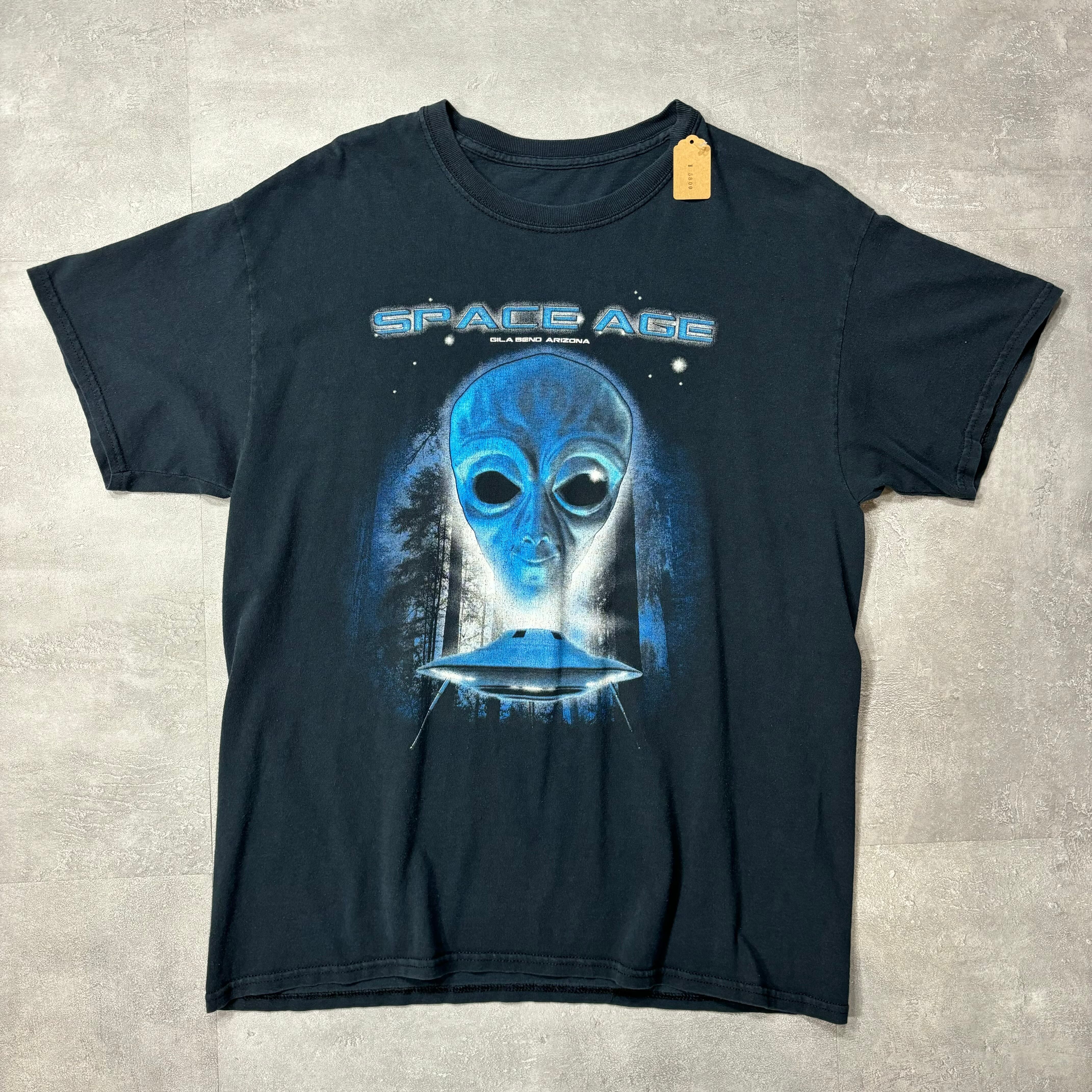 《L》SPACE AGE 宇宙人 Tシャツ no.3787