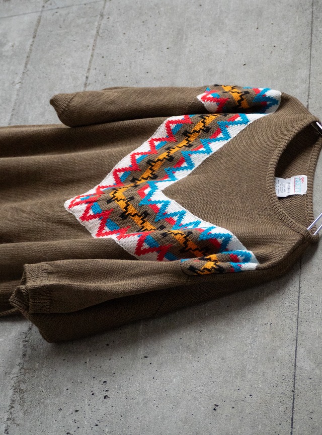 "Sue BRETT" 1980s Acrylic knit pullover