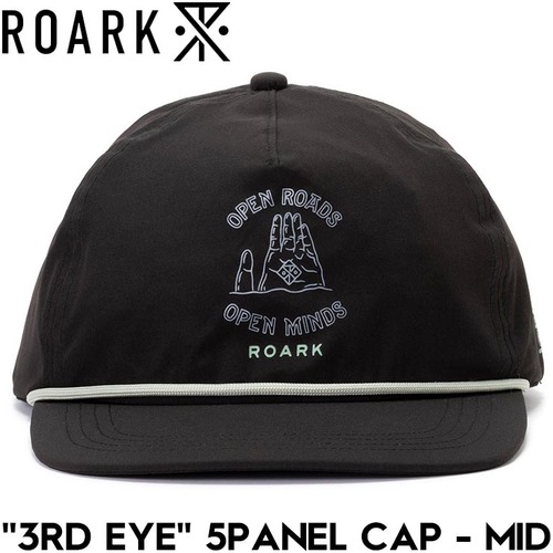 THE ROARK REVIVAL ロアークリバイバル 3RD EYE 5PANEL CAP - HIGH 帽子 ストラップキャップ RHJ1156-BLK 日本代理店正規品
