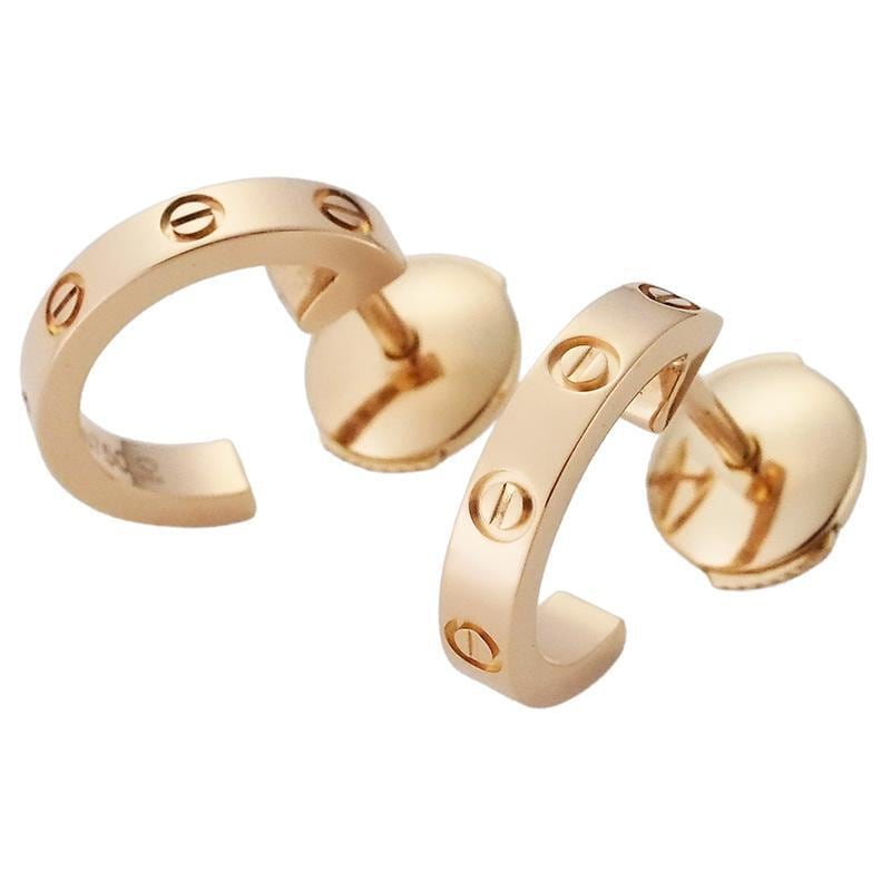 カルティエ Cartier ラブ フープ ピアス スモールモデル ミニラブ