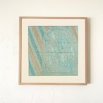 竹﨑勝代「gate」TAKEZAKI Katsuyo 'gate' /woodcut print with frame thumbnail 1