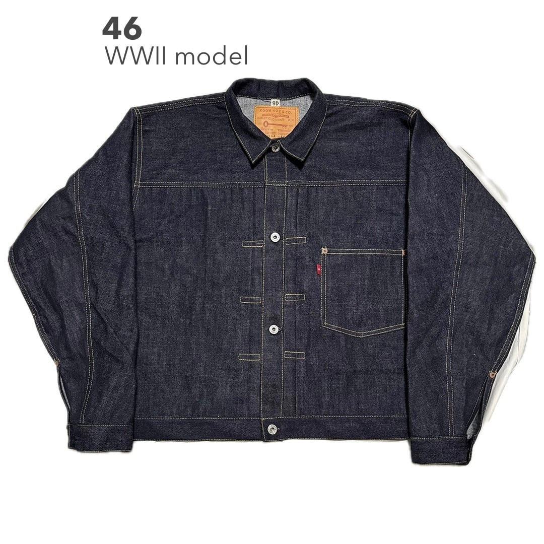 ハンドメイド 大戦モデル 46XL 1st デニム Tバック R506XX ハンドメイド 大戦モデル 46XL 1st デニム Tバック R506XX WWⅡ | ROOM402