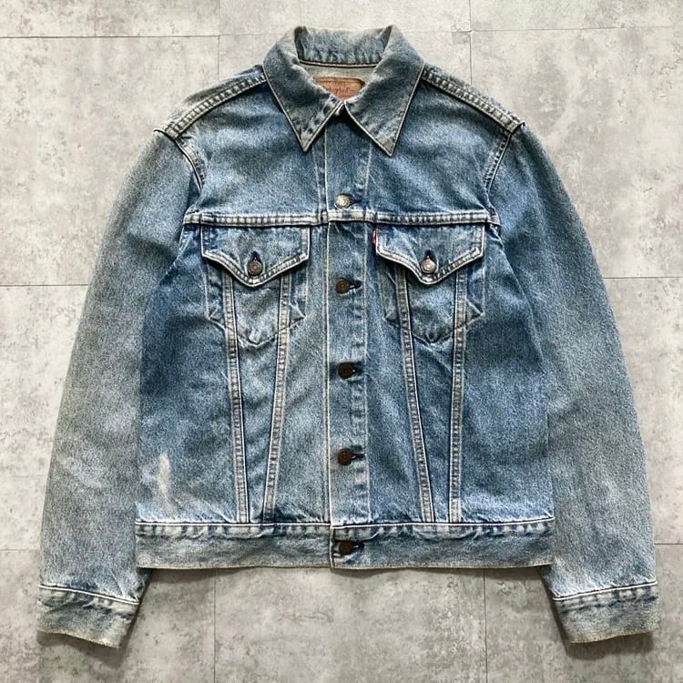 90sLevi's 70505-0217 デニムジャケット38マカオ製 Size.38】90's Levis 70505-0217 リーバイス 裏ボタン刻印(H07) マカオ
