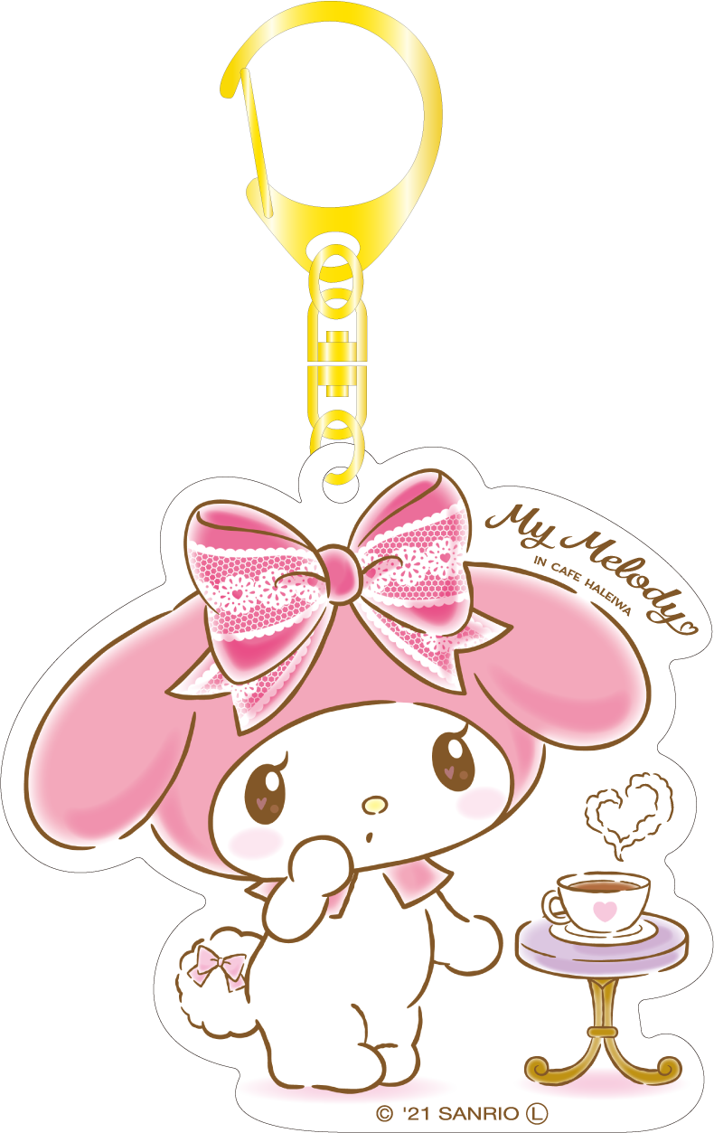 My Melody Cafe アクリルキーホルダー（メロディ）