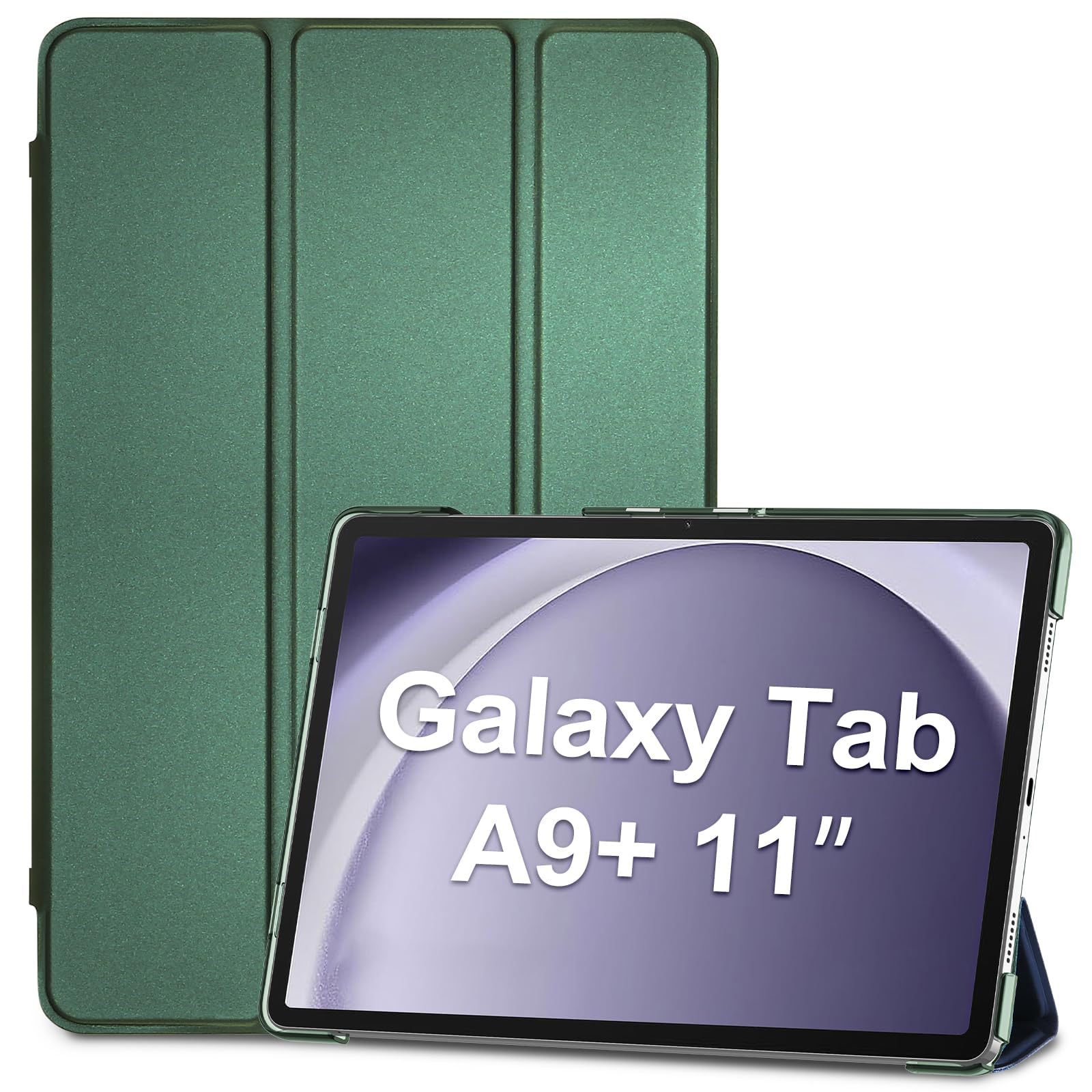 ProCase Galaxy Tab A9+ A9 Plus用ケース 11インチ 2023 三つ折りカバー - ミントグリーン