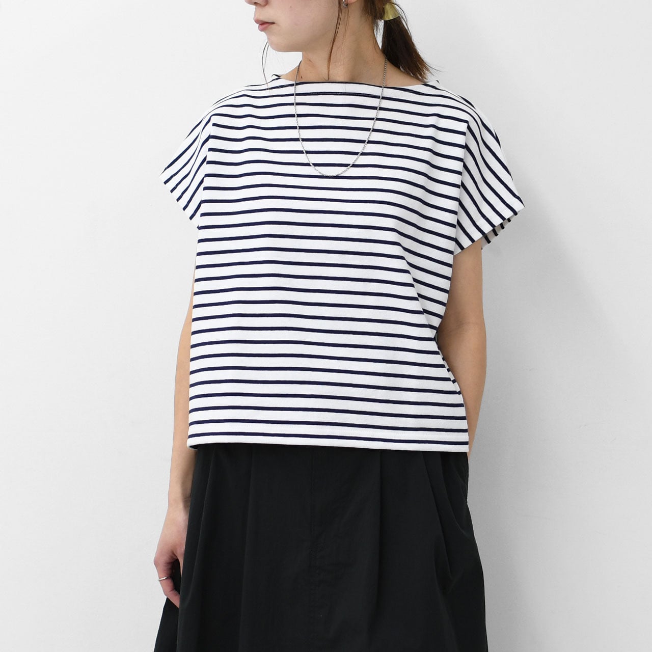 ORCIVAL [オーチバル・オーシバル] W FRENCH SLEEVE BOAT NECK P.O.