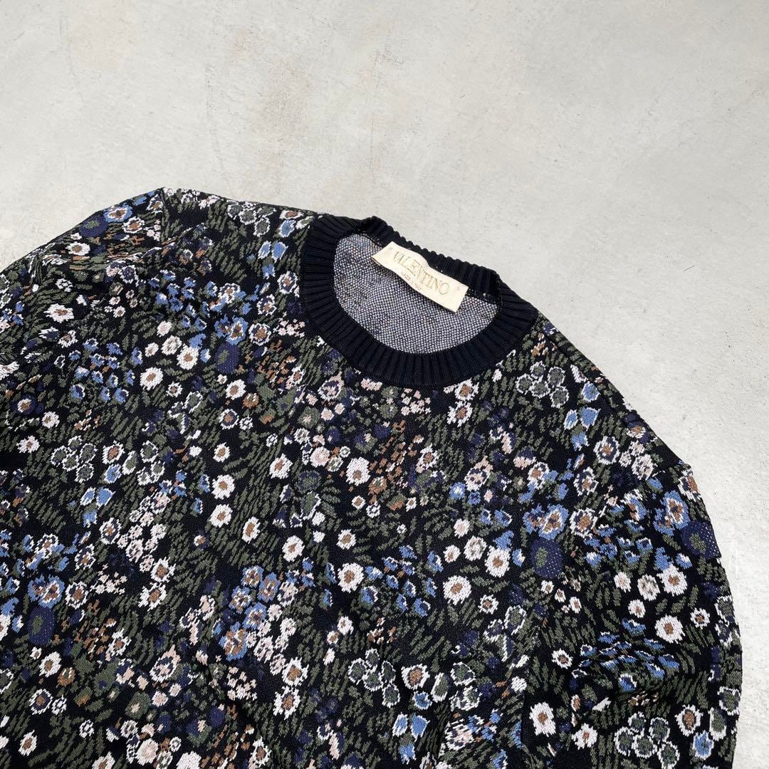 美品】VALENTINO ヴァレンティノ 花柄 ニット セーター S 現行