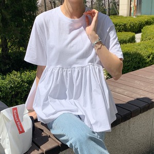 プリーツヘム　フェアリーフレアTシャツ 2col N TS060