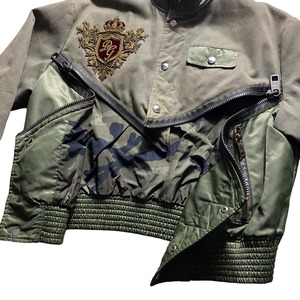 DOLCE&GABBANA rebuild design bomber jacket
