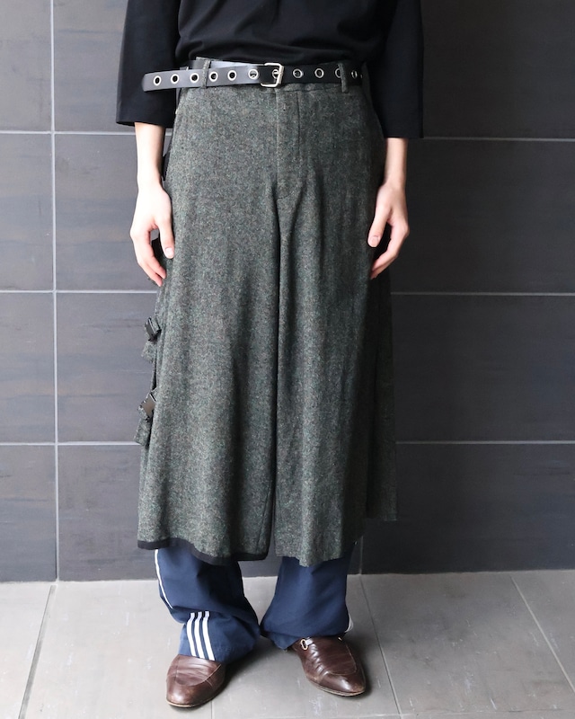 【AD2010 COMME des GARÇONS HOMME PLUS】coloring layered shorts