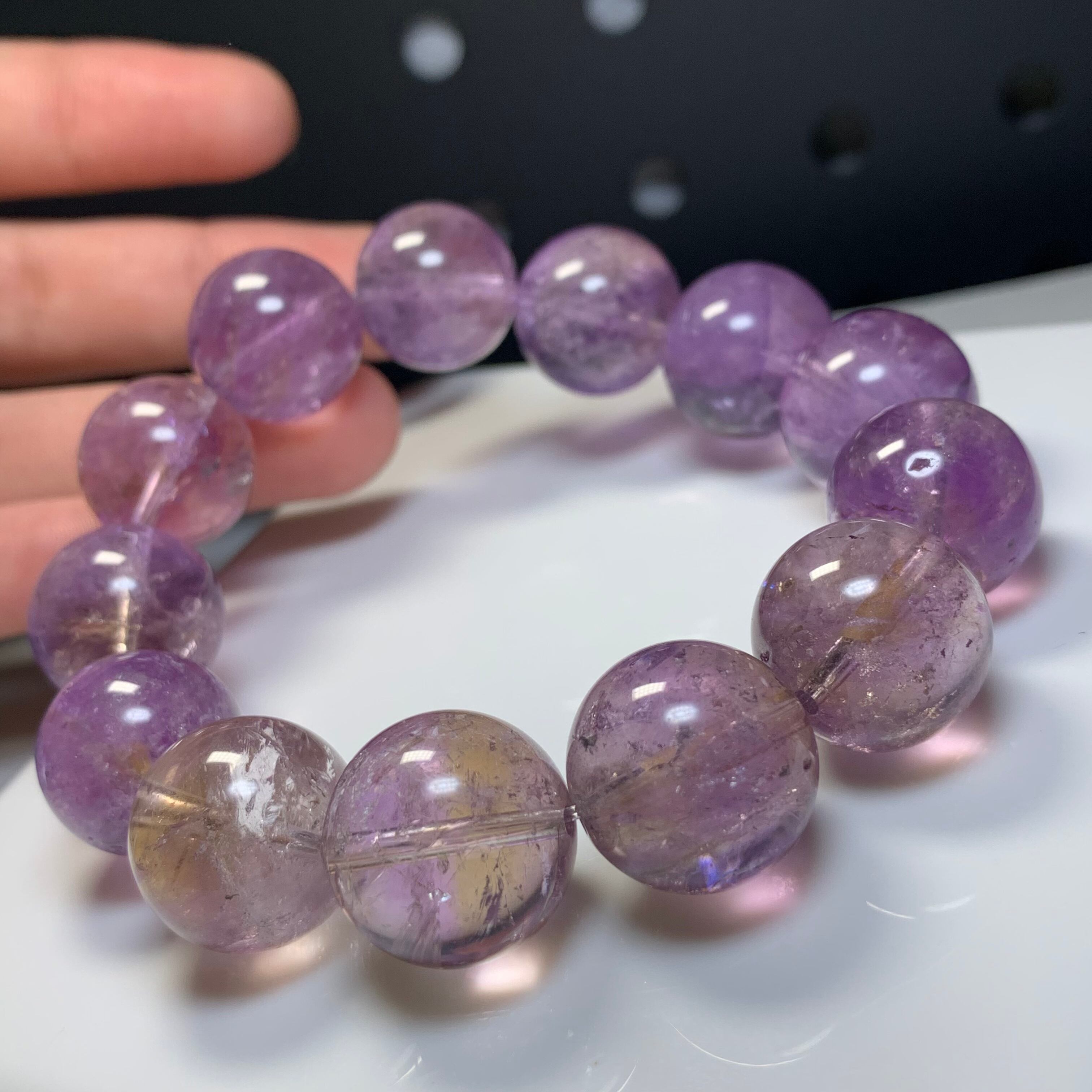 大玉アメトリンブレスレット アメトリンブレスレット 大玉 天然石