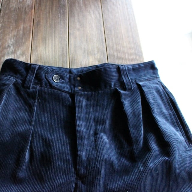 Soundman ヘビーコーデュロイトラウザー Clarke / 294M-851U （Navy